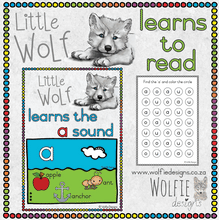 Load image into Gallery viewer, Little Wolf learns to read
