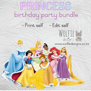 Princess birthday bundle