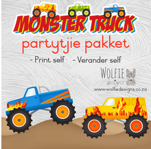 Load image into Gallery viewer, Monster truck verjaarsdag pakket
