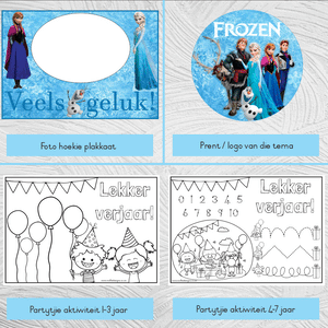 Frozen verjaarsdag pakket