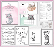 Load image into Gallery viewer, Cats themed activity book
