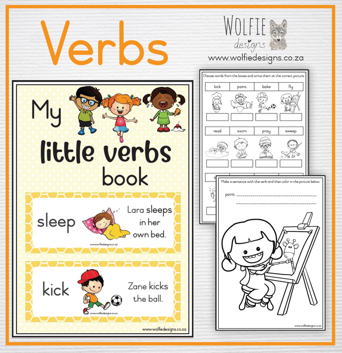 My little verbs book