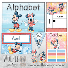 Load image into Gallery viewer, Class theme - Mickey and Minnie Mouse

