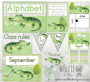 Class theme - crocodiles