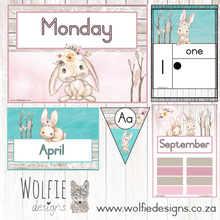 Load image into Gallery viewer, Class theme - boho bunnies
