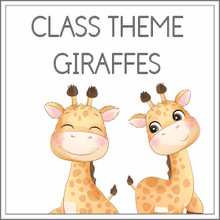 Load image into Gallery viewer, Class theme - giraffe
