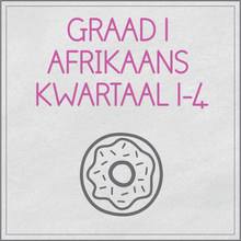 Load image into Gallery viewer, Graad 1 Afrikaans Kwartaal 1-4
