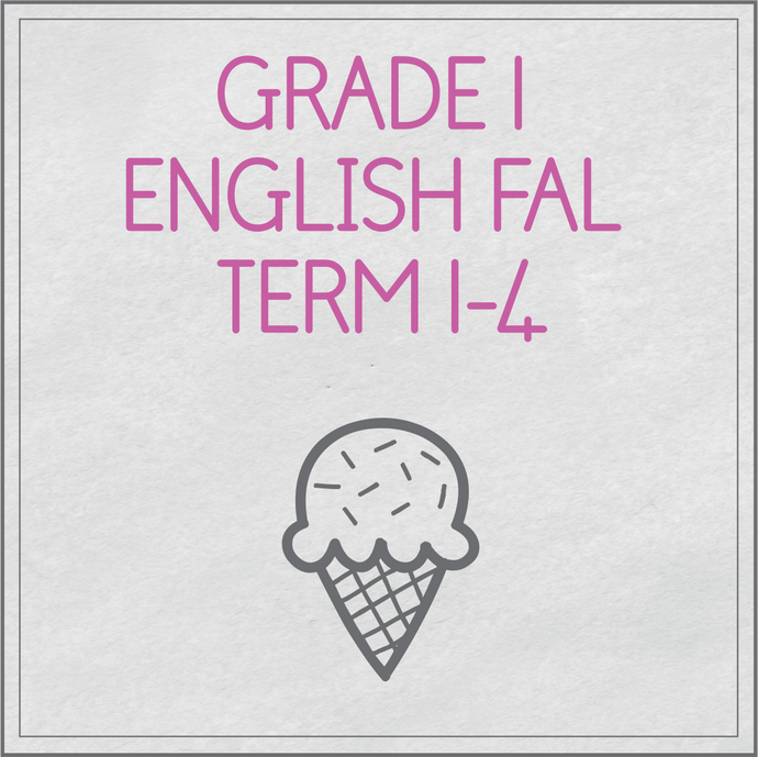 Grade 1 English FAL Term 1-4