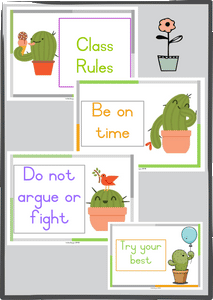 Class rules succulents