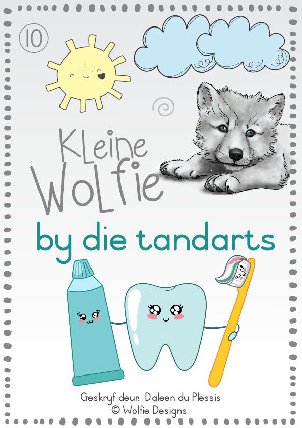 Kleine Wolfie by die tandarts