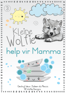Kleine Wolfie help vir Mamma