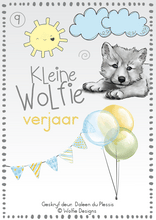 Load image into Gallery viewer, Kleine Wolfie verjaar
