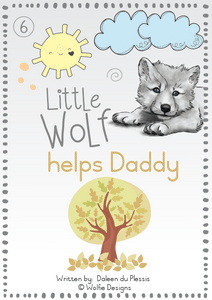 Little Wolf helps Daddy