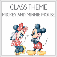 Load image into Gallery viewer, Class theme - Mickey and Minnie Mouse
