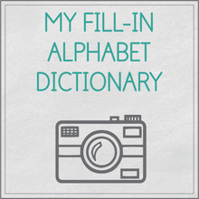 Load image into Gallery viewer, My fill-in alphabet dictionary
