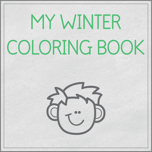 My winter coloring book