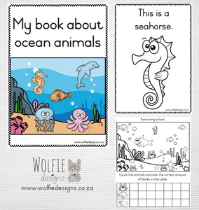 My book about ocean animals