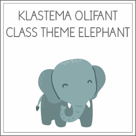 Klastema - olifant (Afrikaans & Engels)