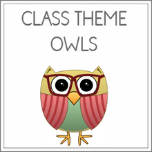 Load image into Gallery viewer, Class theme - owls
