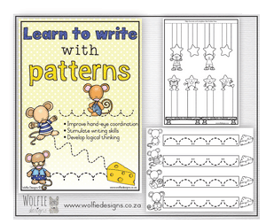 Learn to write with patterns