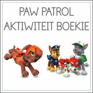 Paw Patrol tema boekie