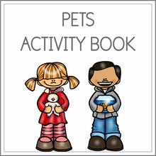 Load image into Gallery viewer, Pets themed activity book
