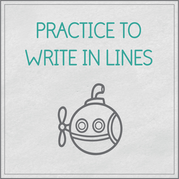 Practice to write in lines