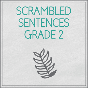 Scrambled sentences Grade 2