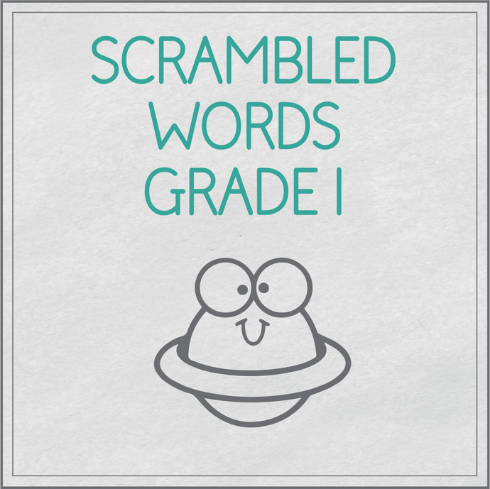Scrambled words Grade 1