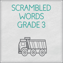 Load image into Gallery viewer, Scrambled words Grade 3
