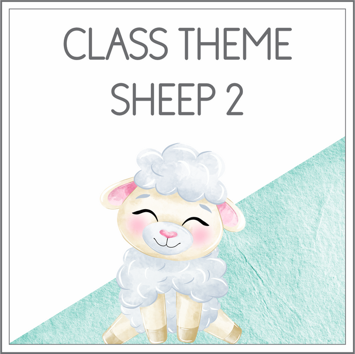Class theme - sheep 2
