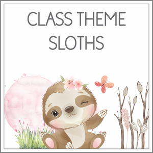 Class theme - sloths