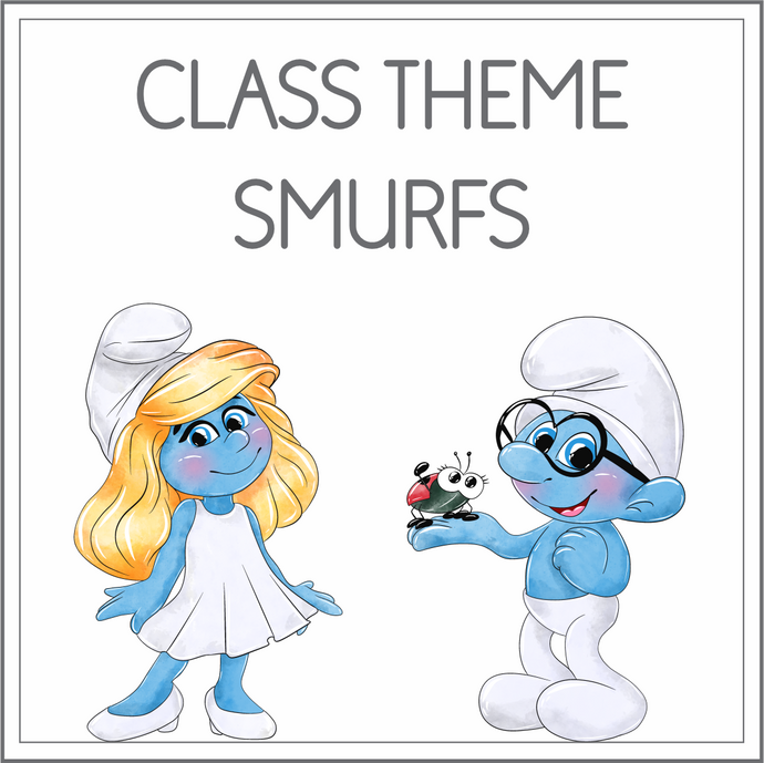 Class theme - Smurfs