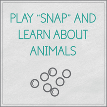 Load image into Gallery viewer, Play SNAP and learn about animals
