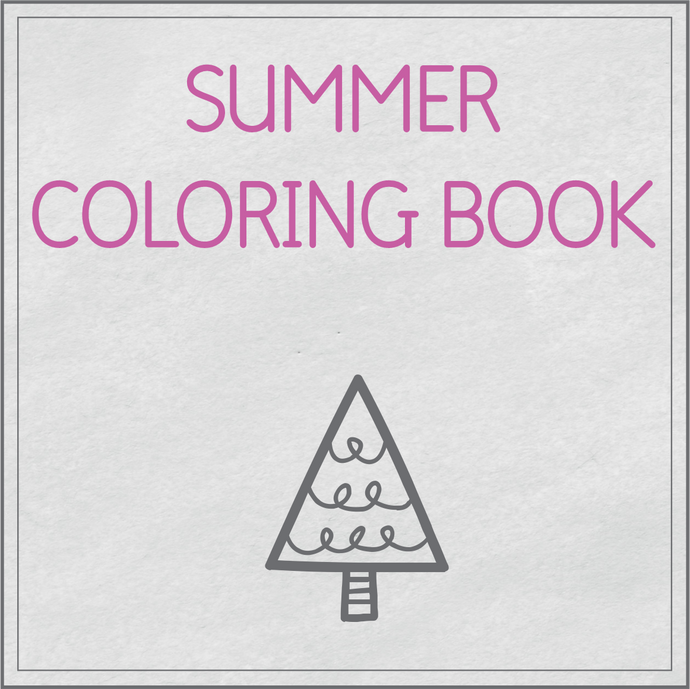 Summer coloring book