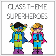 Load image into Gallery viewer, Class theme - superheroes
