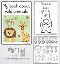 Load image into Gallery viewer, My book about wild animals
