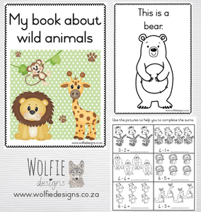 My book about wild animals