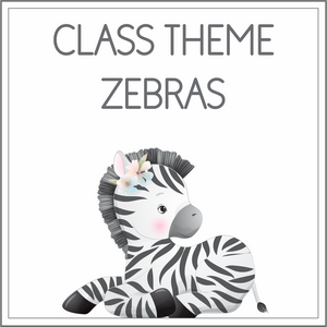 Class theme - zebras