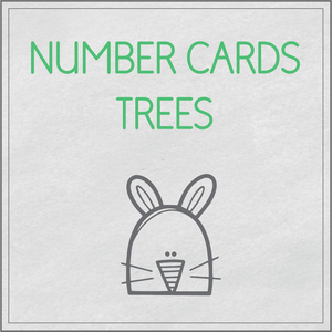 Number cards trees
