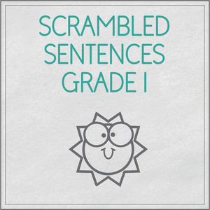 Scrambled sentences Grade 1